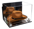 Acrylic Cowboy Hat Display Case - Mirror Wall Mounts 16" x 13" x 12" (A024-B/V61B)