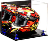 Motorcycle Nascar or Motocross Racing Helmet Display Case - Mirror Wall Mount (A024/V61)