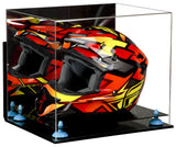 Motorcycle Nascar or Motocross Racing Helmet Display Case - Mirror Wall Mount (A024/V61)