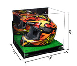 Motorcycle Nascar or Motocross Racing Helmet Display Case - Mirror Wall Mount (A024/V61)