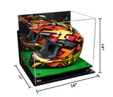 Motorcycle Nascar or Motocross Racing Helmet Display Case - Mirror Wall Mount (A024/V61)