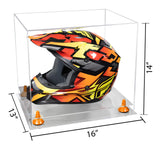 Motorcycle Nascar or Motocross Racing Helmet Display Case - Clear (A024/V61)