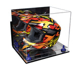 Motorcycle Nascar or Motocross Racing Helmet Display Case - Mirror Wall Mount (A024/V61)