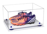 Large Display Case for Basketball Shoes, Sneaker(s), Lacrosse, Soccer, & Football Cleats - 15.25 x 12 x 8 Clear (A026/V12)