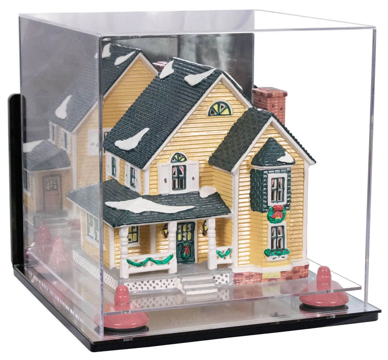 Acrylic Versatile Display Case 10 X 10 X 10 Mirror Case, Wall Mounts (A028/V33)