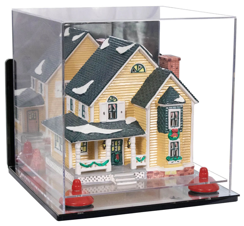 Acrylic Versatile Display Case 10 X 10 X 10 Mirror Case, Wall Mounts (A028/V33)