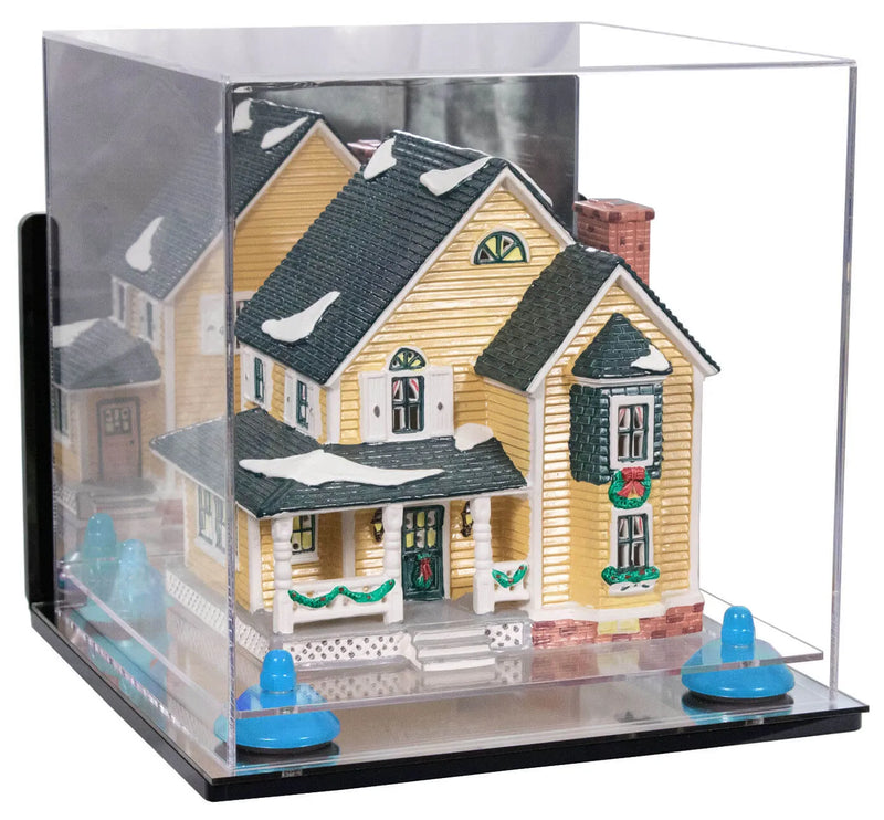 Acrylic Versatile Display Case 10 X 10 X 10 Mirror Case, Wall Mounts (A028/V33)