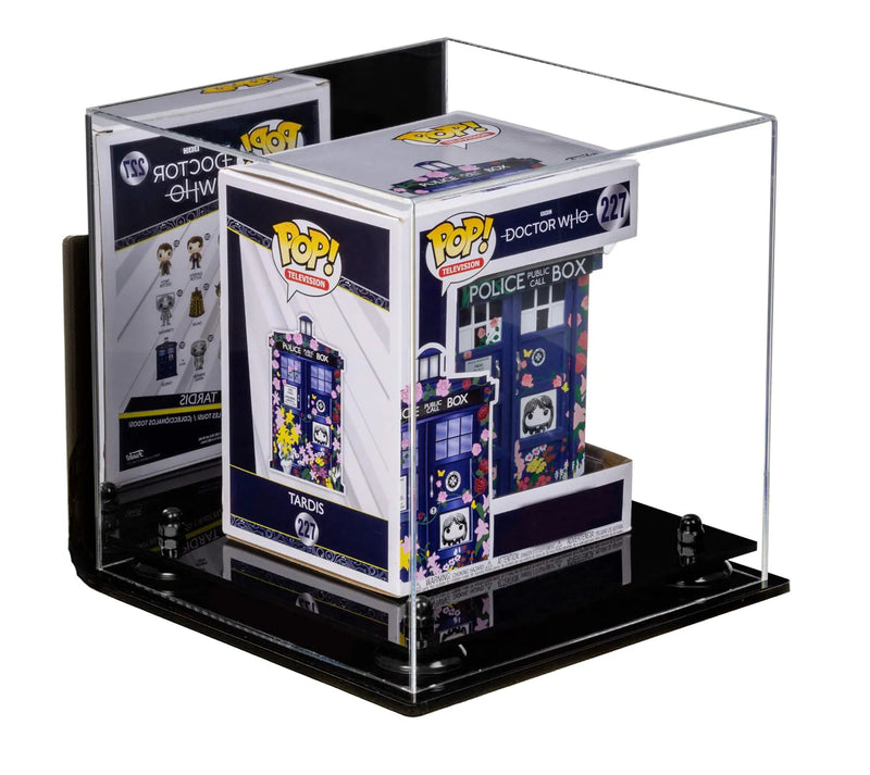 Acrylic Versatile Display Case 10 X 10 X 10 Mirror Case, Wall Mounts (A028/V33)