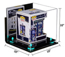 Acrylic Versatile Display Case 10 X 10 X 10 Mirror Case, Wall Mounts (A028/V33)