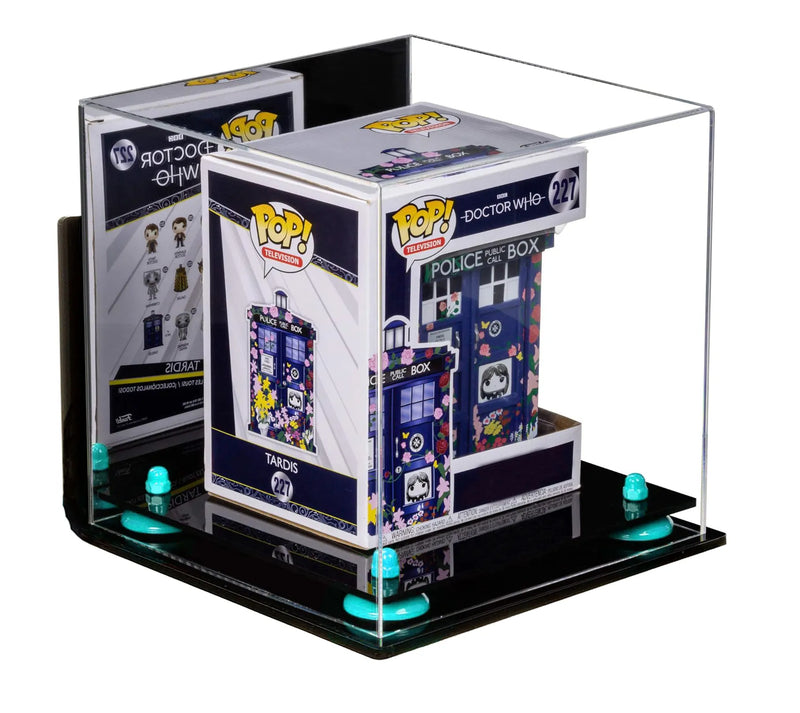 Acrylic Versatile Display Case 10 X 10 X 10 Mirror Case, Wall Mounts (A028/V33)