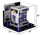 Acrylic Versatile Display Case 10 X 10 X 10 Mirror Case, Wall Mounts (A028/V33)
