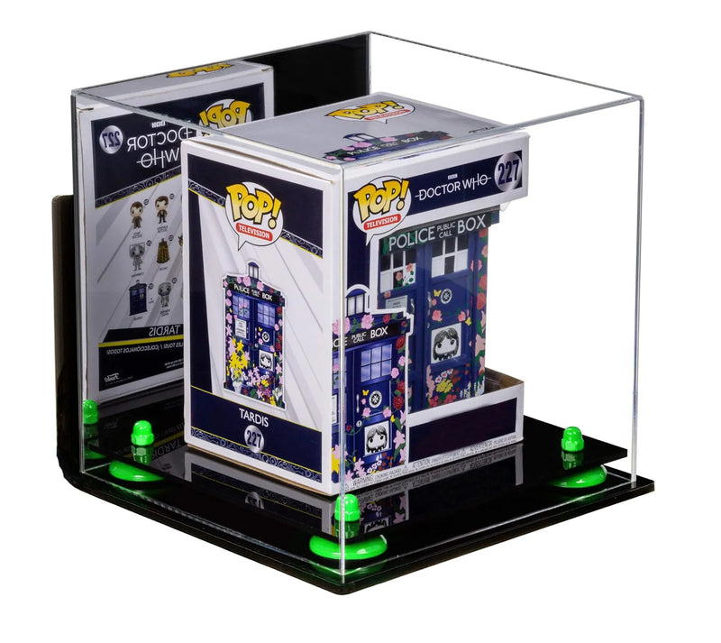 Acrylic Versatile Display Case 10 X 10 X 10 Mirror Case, Wall Mounts (A028/V33)