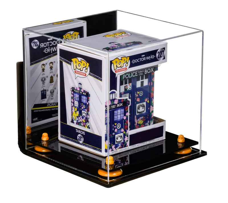 Acrylic Versatile Display Case 10 X 10 X 10 Mirror Case, Wall Mounts (A028/V33)