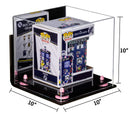 Acrylic Versatile Display Case 10 X 10 X 10 Mirror Case, Wall Mounts (A028/V33)