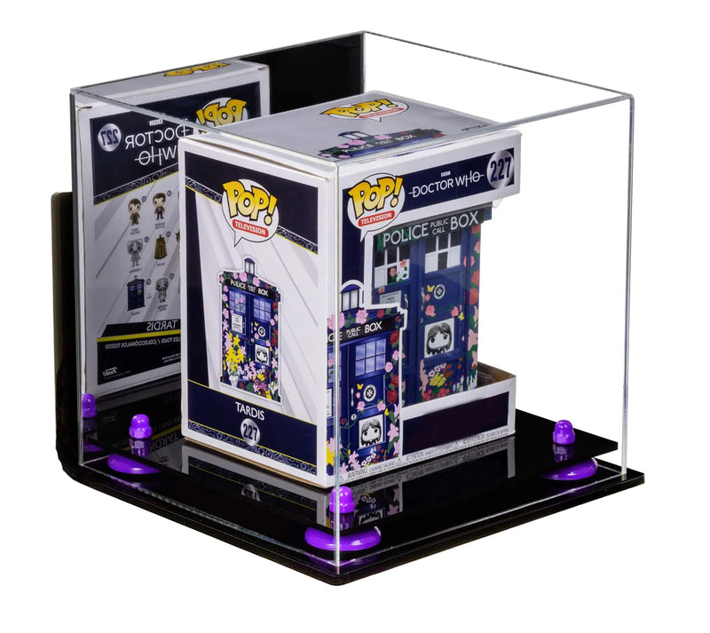 Acrylic Versatile Display Case 10 X 10 X 10 Mirror Case, Wall Mounts (A028/V33)