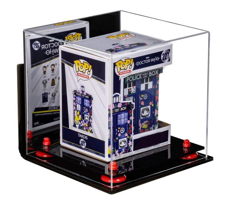 Acrylic Versatile Display Case 10 X 10 X 10 Mirror Case, Wall Mounts (A028/V33)