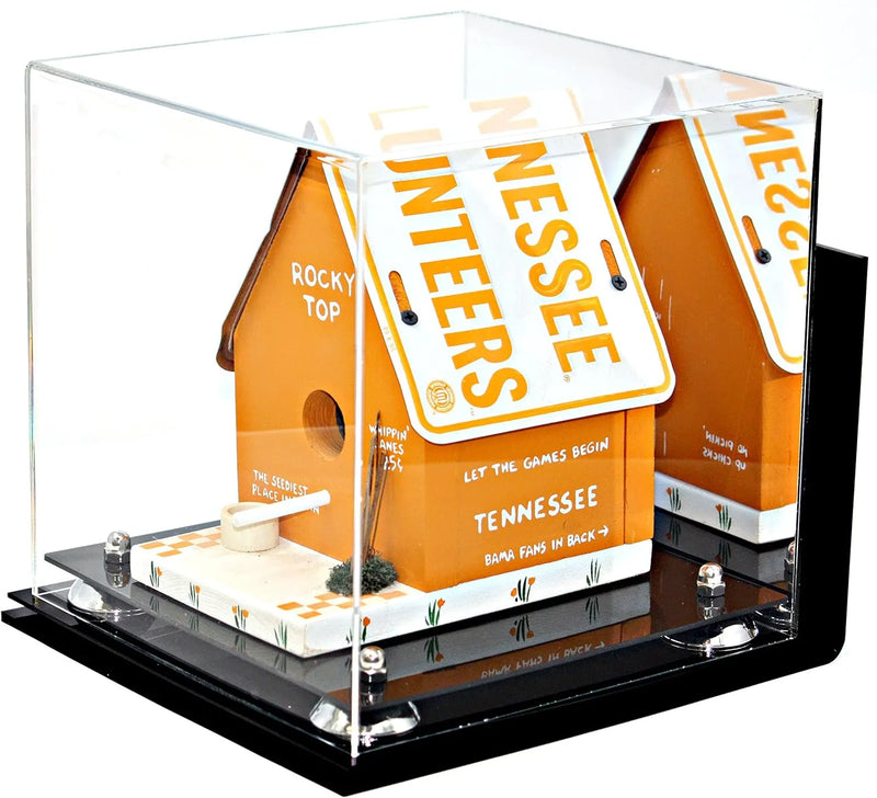 Acrylic Versatile Display Case 10 X 10 X 10 Mirror Case, Wall Mounts (A028/V33)