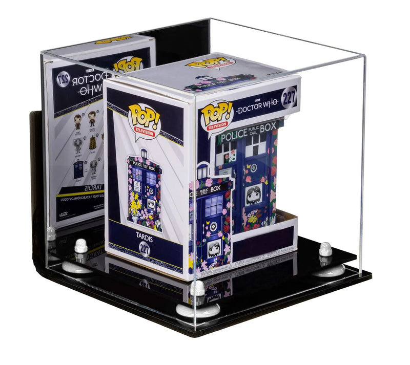 Acrylic Versatile Display Case 10 X 10 X 10 Mirror Case, Wall Mounts (A028/V33)