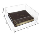 Clear Acrylic Photo Album Display Case with Protective Acrylic Enclosure