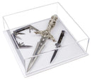 Acrylic Flat Base Book Display Cases