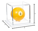 Acrylic Pool Ball Display Case – 3 Inch Exterior Dimensions