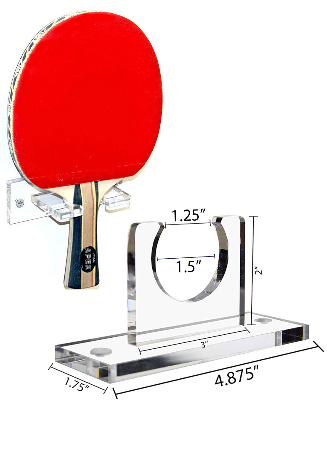 Mexican Flag Ping Pong Paddle PROTECH