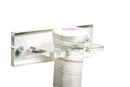 Acrylic vertical tennis racket wall mount for standard-size racket