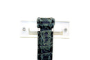 Clear acrylic tennis racket wall mount bracket mounted on wall