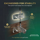 Clear Acrylic Standard Single Golf Club Wall Mounts Bracket
