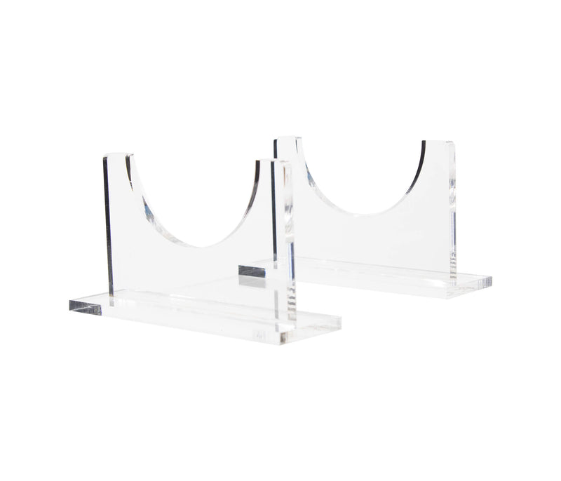 Clear Acrylic Wine Bottle Display Bracket -  Crystal Clear