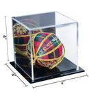 Acrylic Holiday Ornament Display Case – Rear View