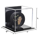 Better Display Cases acrylic hockey puck display box for collectible sports memorabilia