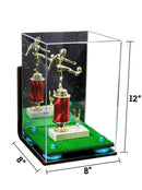 Acrylic Versatile Display Case  8 X 8 X 12  Mirror Wall Mount (A060/V42)