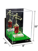 Acrylic Versatile Display Case  8 X 8 X 12  Mirror Wall Mount (A060/V42)