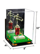 Acrylic Versatile Display Case  8 X 8 X 12  Mirror Wall Mount (A060/V42)