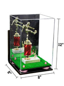 Acrylic Versatile Display Case  8 X 8 X 12  Mirror Wall Mount (A060/V42)