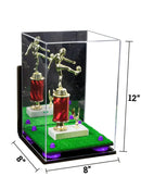 Acrylic Versatile Display Case  8 X 8 X 12  Mirror Wall Mount (A060/V42)