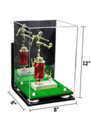 Acrylic Versatile Display Case  8 X 8 X 12  Mirror Wall Mount (A060/V42)