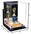 Acrylic Versatile Display Case  8 X 8 X 12  Mirror Wall Mount (A060/V42)