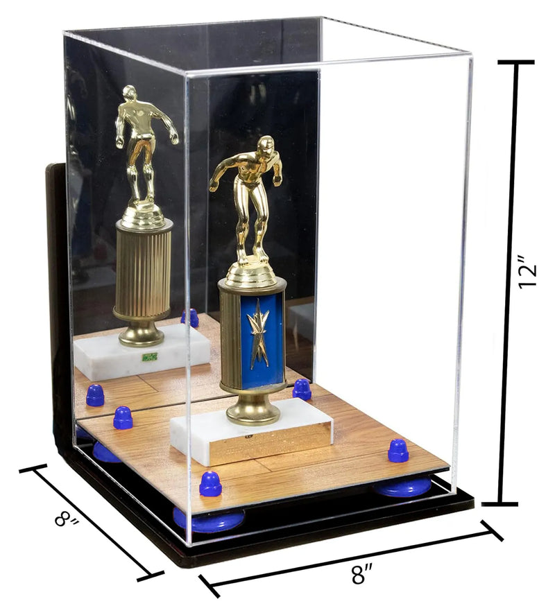 Acrylic Versatile Display Case  8 X 8 X 12  Mirror Wall Mount (A060/V42)