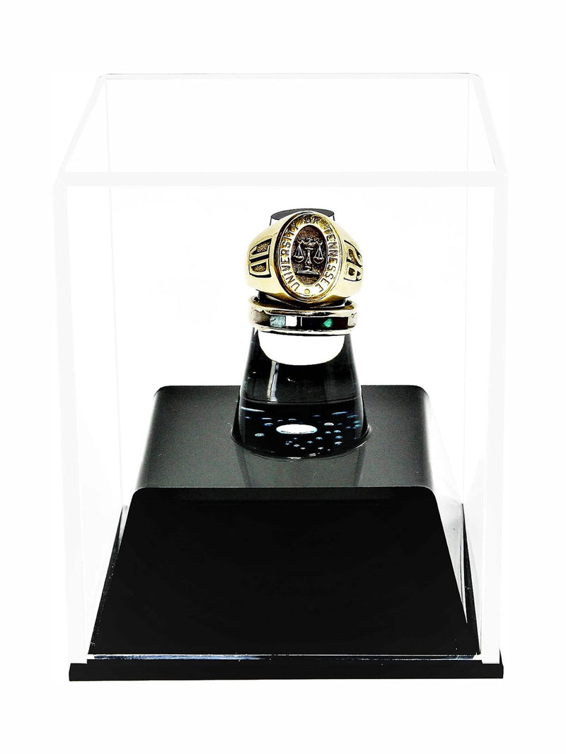 Clear Acrylic Championship School Ring Display Case