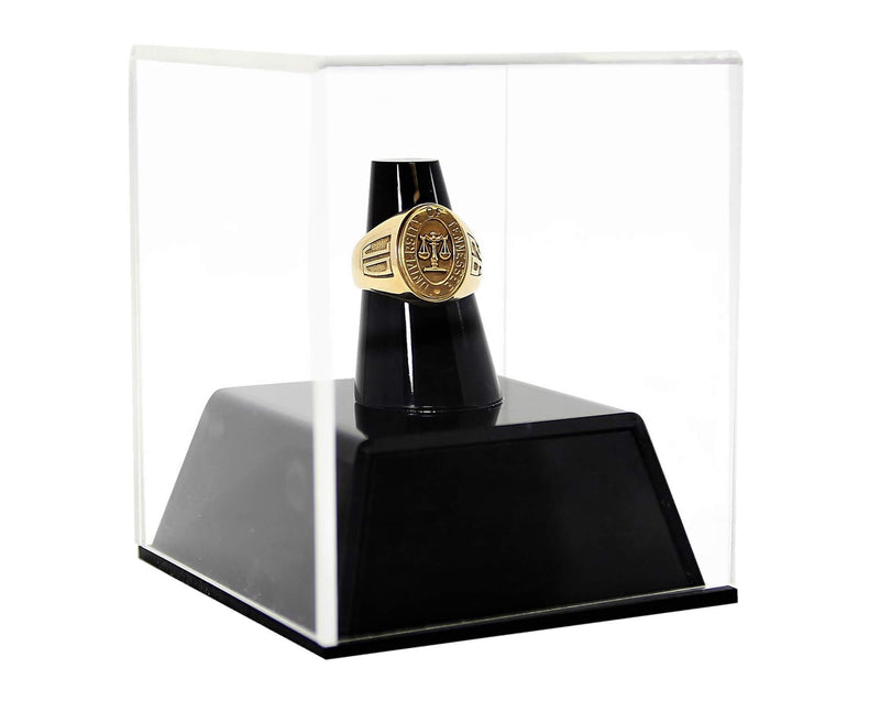 Clear Acrylic Championship School Ring Display Case