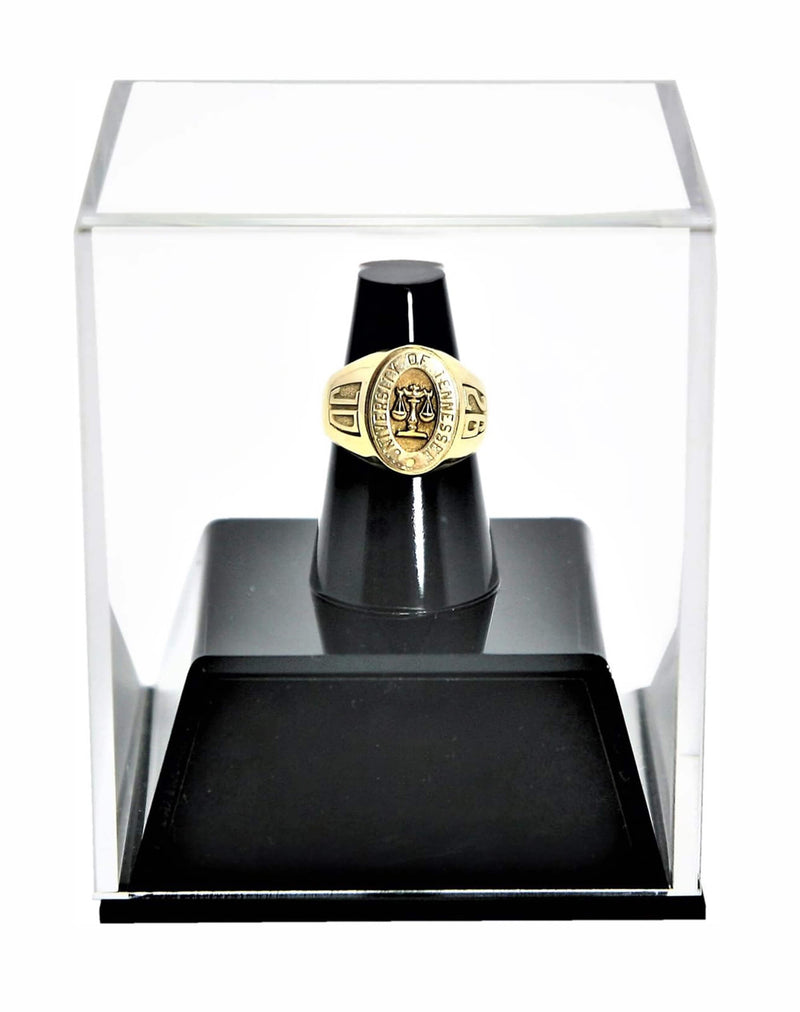 Clear Acrylic Championship School Ring Display Case