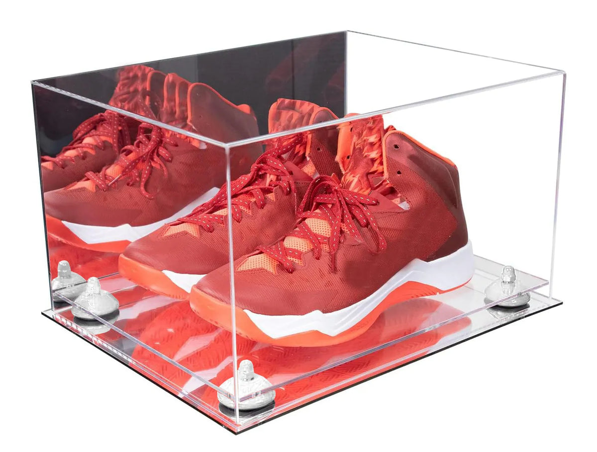 Basketball Shoe Pair Display Case 15.25 X 12 X 9 Mirror