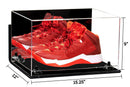 Basketball Shoe Pair Display Case 15.25 X 12 X 9 Mirror (A082/V13)