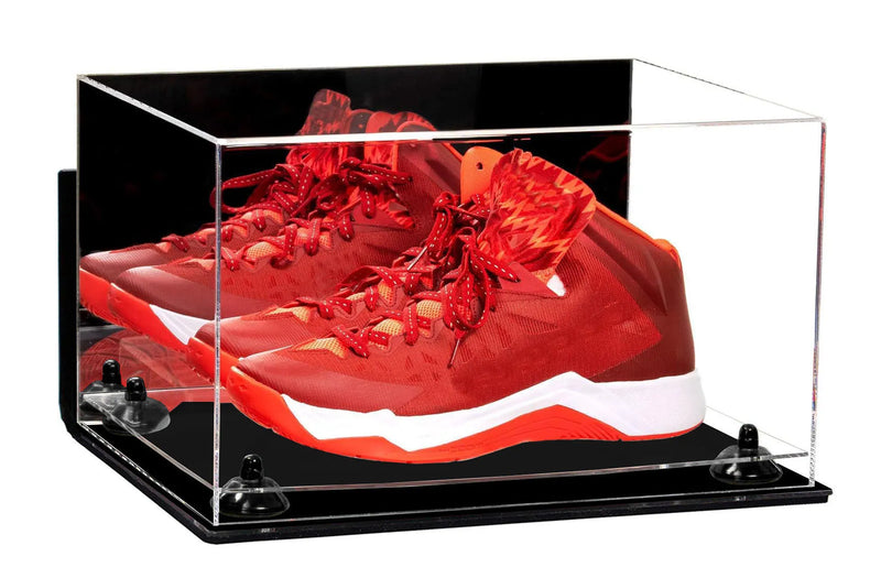 Basketball Shoe Pair Display Case 15.25 X 12 X 9 Mirror (A082/V13)