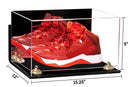 Basketball Shoe Pair Display Case 15.25 X 12 X 9 Mirror (A082/V13)
