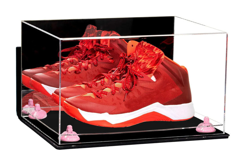 Basketball Shoe Pair Display Case 15.25 X 12 X 9 Mirror (A082/V13)