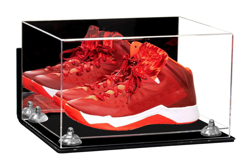 Basketball Shoe Pair Display Case 15.25 X 12 X 9 Mirror (A082/V13)
