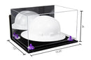 Acrylic Large Helmet - Large Safety Helmet Display Case - Mirror Wall Mounts (A082/V13)